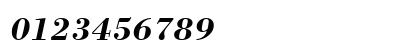 BodoniPS Bold Italic Numeric Preview