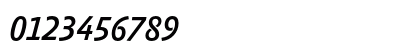 AbsaraSansTF-MediumItalic Regular Numeric Preview