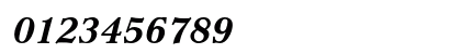 Cremona Bold Italic Numeric Preview