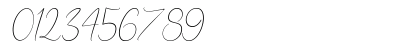 Bettrish Italic Regular Numeric Preview