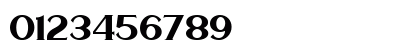 Haarlem Serif DEMO Regular Numeric Preview