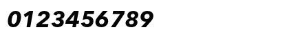 Avenir Next LT Pro Bold Italic Numeric Preview