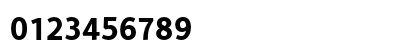 Alber Bold Numeric Preview