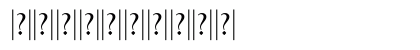 Bettrish Regular Numeric Preview