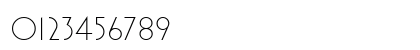 MostraOneLight Regular Numeric Preview