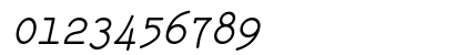 Typo Writer Demo Italic Numeric Preview