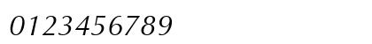 Optima LT Std Italic Preview