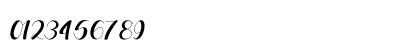 Yullisa Script Regular Numeric Preview