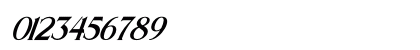 Wishleman Italic Regular Numeric Preview