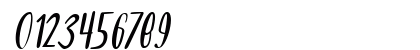 Sweet Panda Italic Numeric Preview