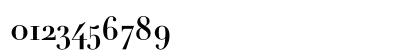 Didot HTF-B11-Bold Numeric Preview