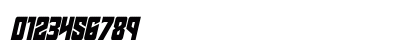 Star Guard Condensed Italic Condensed Italic Numeric Preview