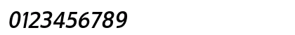 Gillius ADF Bold Italic Numeric Preview