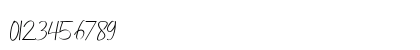 Tulisan Regular Numeric Preview
