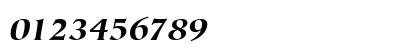 TiepoloBlkITC Italic Numeric Preview