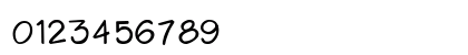 Yukon Font Regular Numeric Preview