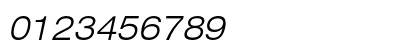 HeliosExtLightC Italic Preview