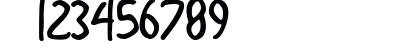 Tekerayak Demo Regular Numeric Preview