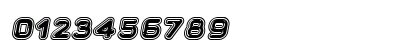 Bubble3D Italic Numeric Preview