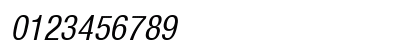 Helvetica Condensed Italic Preview