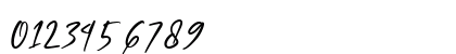 Sothardjo Regular Numeric Preview