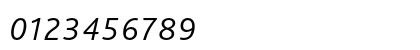 BlissPro Italic Numeric Preview