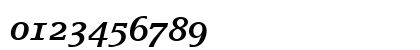 Breughel LT RegularSC Bold Italic Numeric Preview