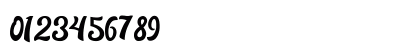 Creasi Script Regular Numeric Preview