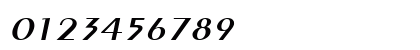 PareWide Italic Numeric Preview