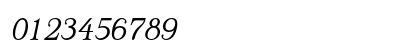 DionisiiOTF Italic Numeric Preview