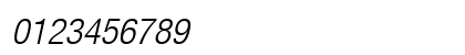 HelveticaNeue LT 47 LightCn Oblique Preview