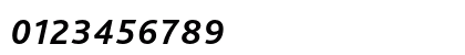 BlissPro Italic Numeric Preview