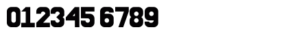 SUPER BOLD Regular Numeric Preview