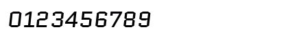 Quantico Italic Numeric Preview