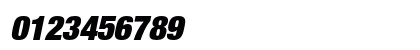 Helvetica Neue LT Pro 107 Extra Black Condensed Oblique Preview