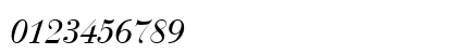BauerBodni BT Eo Italic Numeric Preview