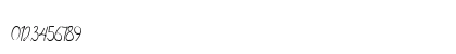 Parachute Signature Regular Numeric Preview