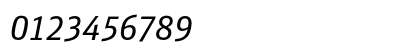 DB Sans Cond Regular Italic Preview