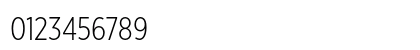 Gotham XNarrow Light Numeric Preview
