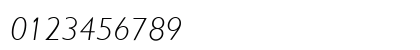 GillSansLightItalic Regular Preview