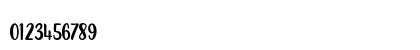 Boustown Sans Regular Numeric Preview