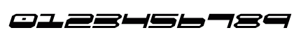QuickGear Expanded Italic Expanded Italic Numeric Preview