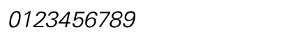 YUUSALI Regular Numeric Preview