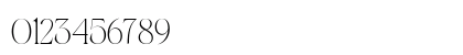 Delicate Caligraphy Regular Numeric Preview