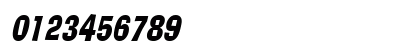 AlorCondensed Italic Numeric Preview