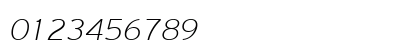 PF Highway Sans Pro Thin Italic Preview