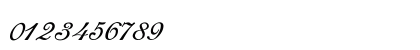 Romana Script Regular Numeric Preview