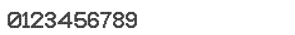 OffBit Bold Numeric Preview