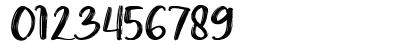 Mella Nissa Regular Numeric Preview