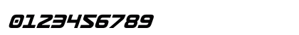 Usuzi Condensed Italic Condensed Italic Numeric Preview